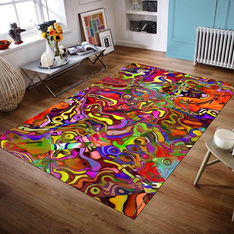 Colorful Graffiti Rug Abstract Face Art Design Bright Unique Carpet for Home Decor Living Room Bedroom Gift Idea 60*90cm
Colorful Graffiti Rug Abstract Face Art Design Bright Unique Carpet for Home Decor Living Room Bedroom Gift Idea 60*90cm