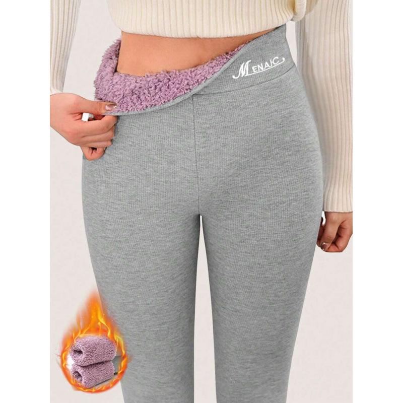 Thick Cloud Fleece Leggings - Heated Base Layer Pants Large світло-сірого кольору
Thick Cloud Fleece Leggings - Heated Base Layer Pants Large світло-сірого кольору