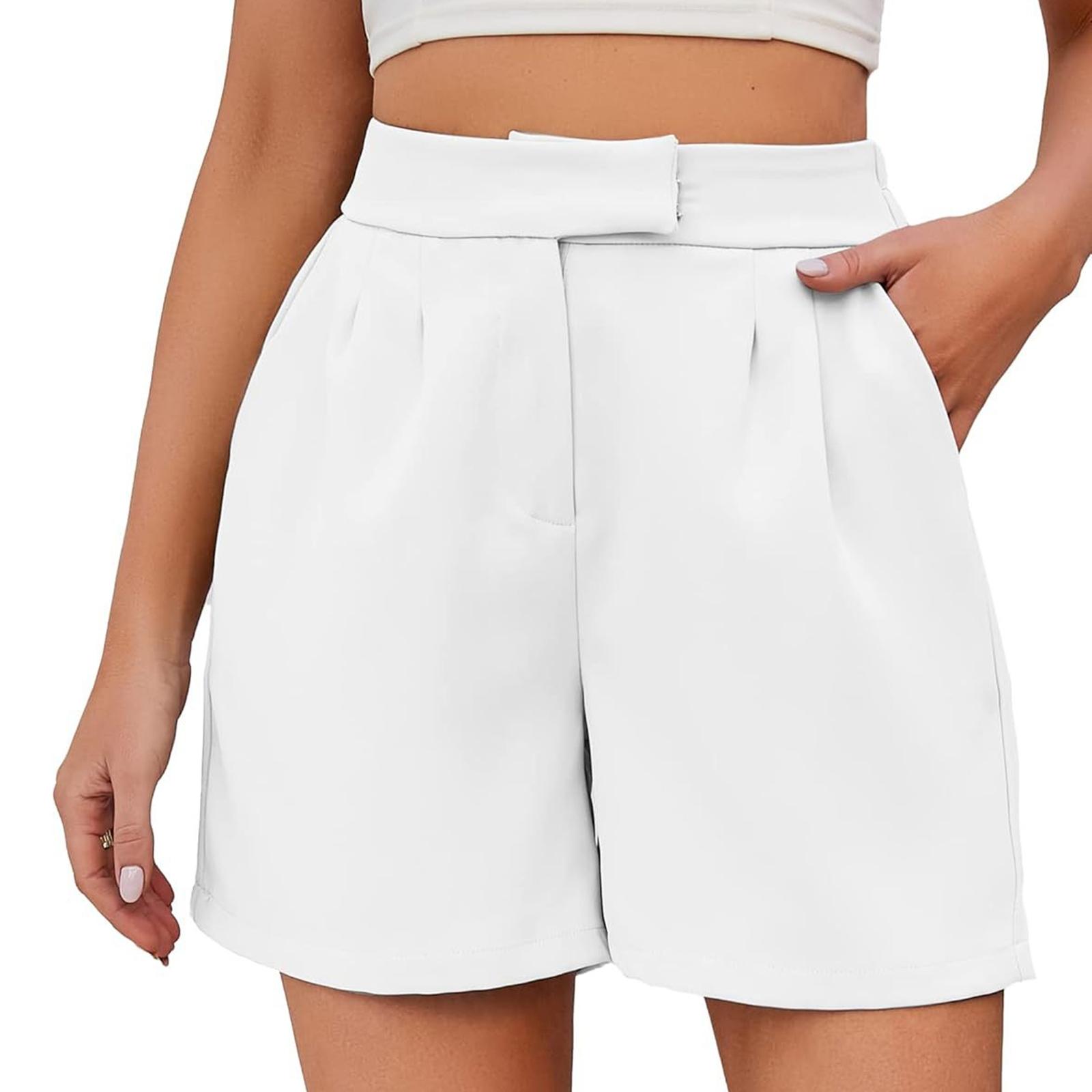 Women s Casual Short Pants With Pockets, Fashionable S білий
Women s Casual Short Pants With Pockets, Fashionable S білий