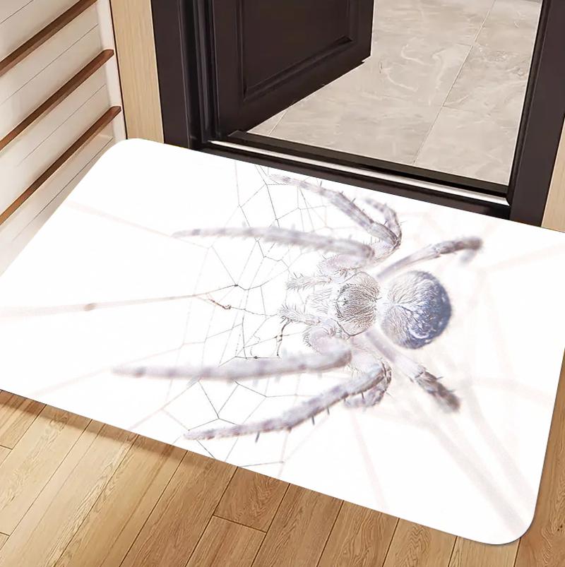 Realistic Spider Web Area Rug Creepy Gothic Halloween Spooky Decorative Entryway Door Mat for Hallway Non Slip Soft 40x60cm
Realistic Spider Web Area Rug Creepy Gothic Halloween Spooky Decorative Entryway Door Mat for Hallway Non Slip Soft 40x60cm