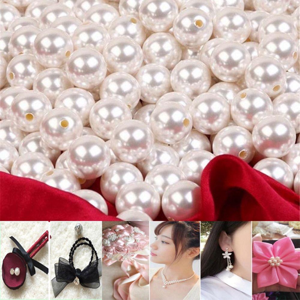 Hole Smooth Resin White Jewelry Making Craft Supplies Decoration Crafts Beads Imitation Pearl
Hole Smooth Resin White Jewelry Making Craft Supplies Decoration Crafts Beads Imitation Pearl