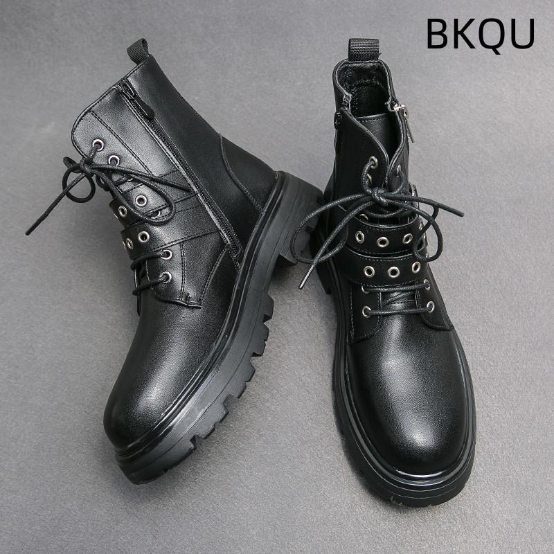 Men s Motorcycle Boots Wear-Resistant Heighten Round Toe Platform Outdoor Youth Trend All-match Spring and Autumn Main Push
Men s Motorcycle Boots Wear-Resistant Heighten Round Toe Platform Outdoor Youth Trend All-match Spring and Autumn Main Push