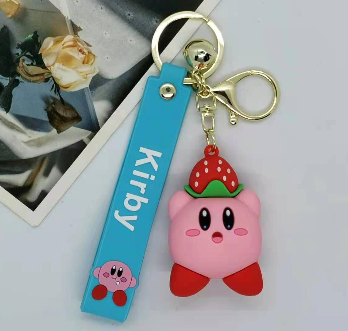 New Kirby Cartoon Keychains For Bag Car Key Chains Gift Decoration Accessories Anime Merchandise Action Figure
New Kirby Cartoon Keychains For Bag Car Key Chains Gift Decoration Accessories Anime Merchandise Action Figure