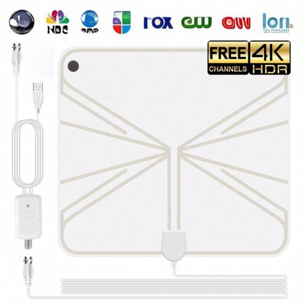 Digital TV Antenna with High Gain - 4K DTV Box Plug EU 5000 Miles Booster Active Internal HD Flat Design
Digital TV Antenna with High Gain - 4K DTV Box Plug EU 5000 Miles Booster Active Internal HD Flat Design