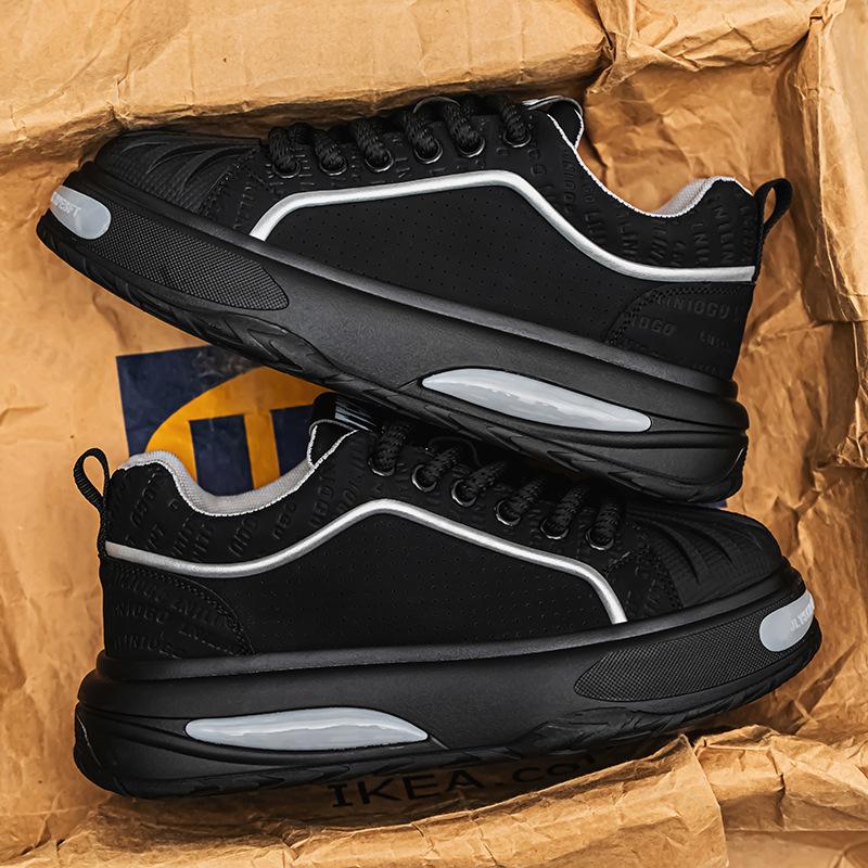 Men s Fashi Trend Low Top Thick Sole Casual Sports Shoes Autumn 2026 New Color Blocked Versatile Comfortable Platform sneakers 44 чорний
Men s Fashi Trend Low Top Thick Sole Casual Sports Shoes Autumn 2026 New Color Blocked Versatile Comfortable Platform sneakers 44 чорний
