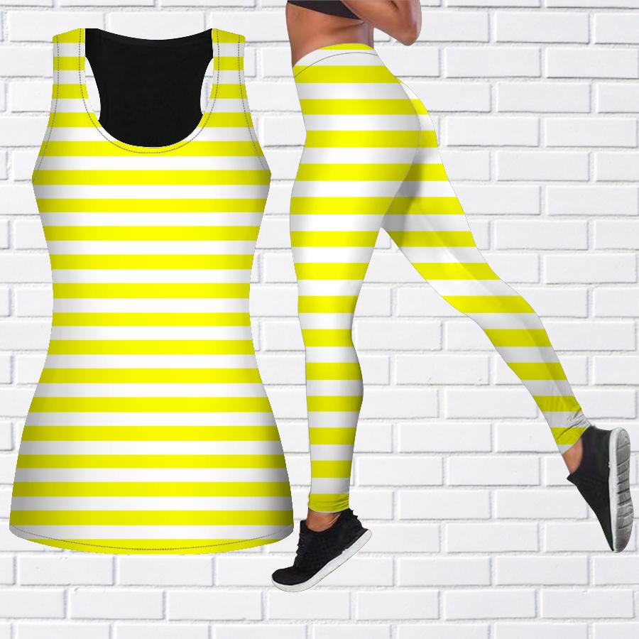 Экипировка для йоги с черным полосатым принтом для женщин, модные леггинсы для тренировок, спортивные повседневные штаны для фитнеса и йоги XS жёлтый
Экипировка для йоги с черным полосатым принтом для женщин, модные леггинсы для тренировок, спортивные повседневные штаны для фитнеса и йоги XS жёлтый