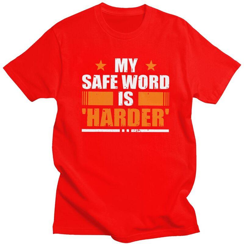 Male My Safeword Is Harder Inappropriate T Shirt Round Neck Short Sleeve 100 Cotton Tee Shirt Novelty Summer Tyle Clothes S
Male My Safeword Is Harder Inappropriate T Shirt Round Neck Short Sleeve 100 Cotton Tee Shirt Novelty Summer Tyle Clothes S