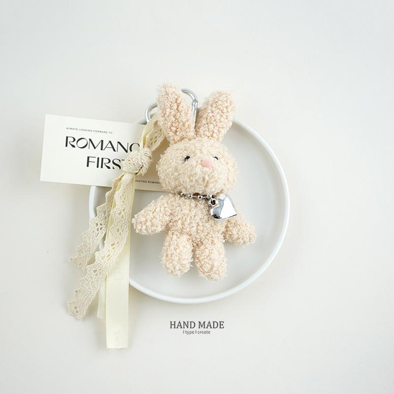 Little Red Bowknot Rabbit Plush Bag Charm & Doll Keychain
Little Red Bowknot Rabbit Plush Bag Charm & Doll Keychain