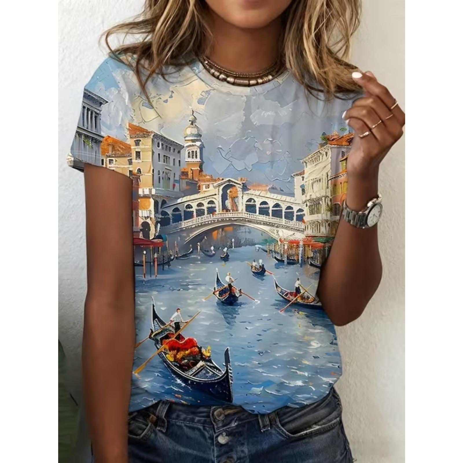 Fashion Women House Character Print T Shirt Funny Casual O-neck Short Sleeves T-shirt Summer Female Tee Shirt XS синий
Fashion Women House Character Print T Shirt Funny Casual O-neck Short Sleeves T-shirt Summer Female Tee Shirt XS синий