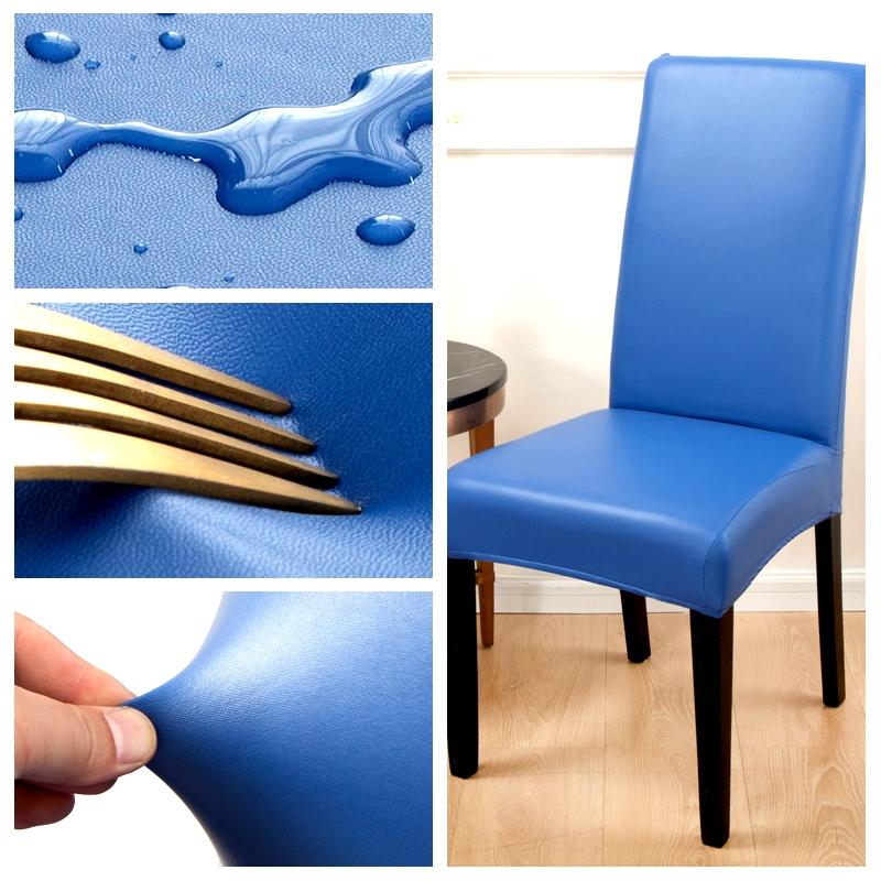 PU Leather Chair Cover Kitchen Seat Cover Elastic Dustproof Dining Chair Cover All-inclusive Waterproof Hotel Dining Chair 1PC
PU Leather Chair Cover Kitchen Seat Cover Elastic Dustproof Dining Chair Cover All-inclusive Waterproof Hotel Dining Chair 1PC