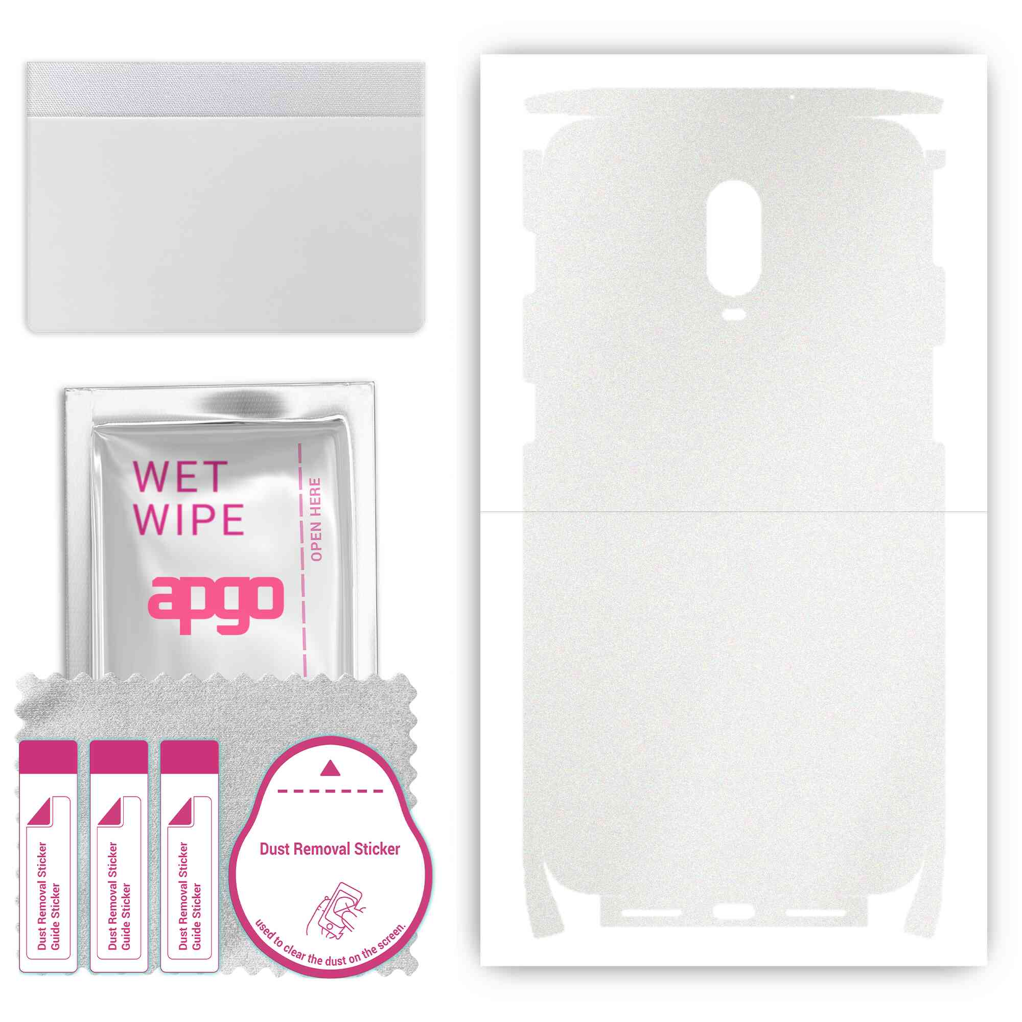 Apgo Protective Skin Sticker для тильної сторони, сумісності з OnePlus 6T, Full Wrap Film, Foil, Vinyl - Pattern Matte Transparent
Apgo Protective Skin Sticker для тильної сторони, сумісності з OnePlus 6T, Full Wrap Film, Foil, Vinyl - Pattern Matte Transparent