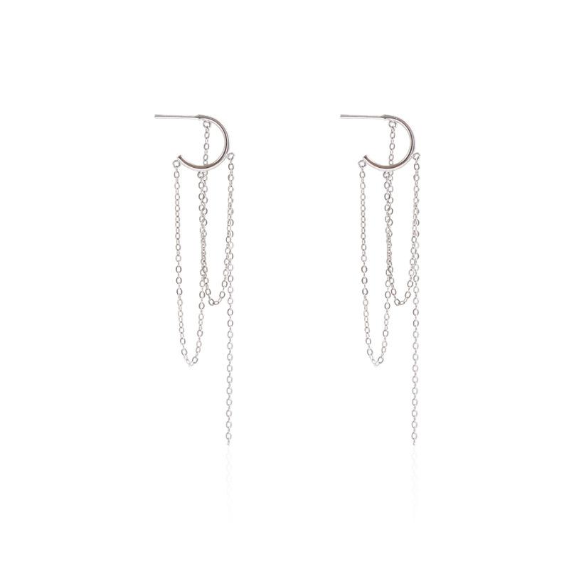 Tassel temperament shows face thin earrings exaggerated women s fashion earrings simple long earrings
Tassel temperament shows face thin earrings exaggerated women s fashion earrings simple long earrings
