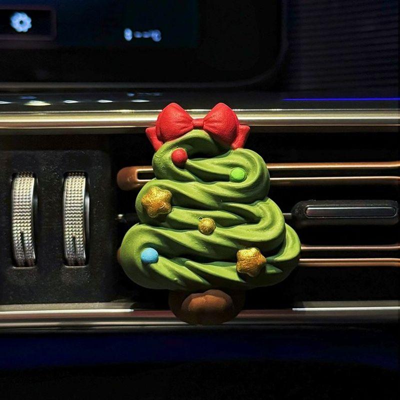Creamy Christmas Car Fragrance Diffuser Stone for Air Vent, Christmas Car Interior Atmosphere Cream Christmas Tree Floral Wood
Creamy Christmas Car Fragrance Diffuser Stone for Air Vent, Christmas Car Interior Atmosphere Cream Christmas Tree Floral Wood
