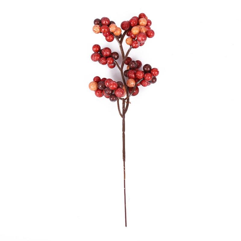 Cherry Blossom Beautifully Designed Red Berry Branch Convenient Christmas Decorations Artificial Flowers High-quality Materials 18CM about 3g
Cherry Blossom Beautifully Designed Red Berry Branch Convenient Christmas Decorations Artificial Flowers High-quality Materials 18CM about 3g