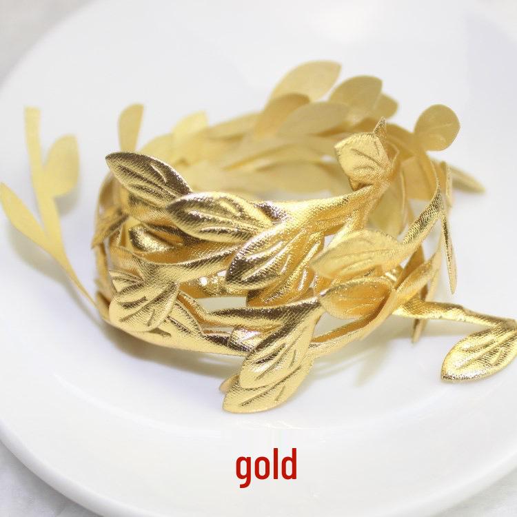 DIY Gold & Silver Vine Leaf Lace Wreath Decorative Accessories
DIY Gold & Silver Vine Leaf Lace Wreath Decorative Accessories