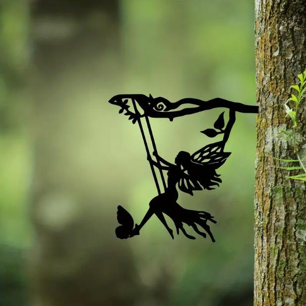 Whimsical Iron Fairy Tree Insert Decoration 25 x 22 cm чорний
Whimsical Iron Fairy Tree Insert Decoration 25 x 22 cm чорний