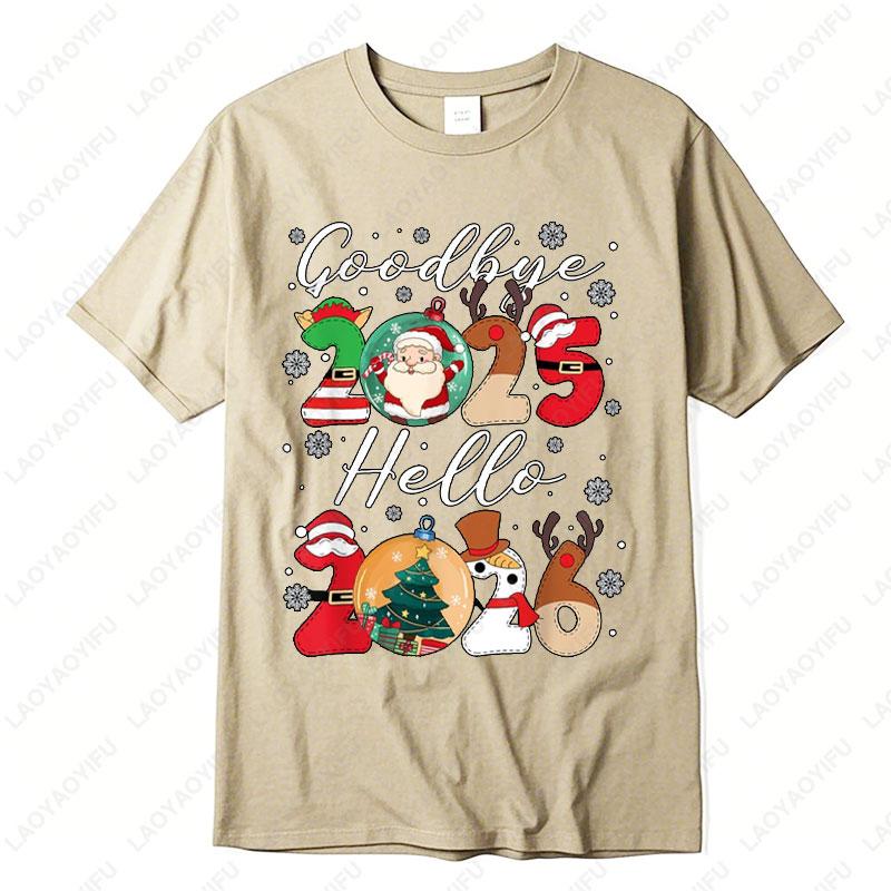 Goodbye 2025 Hello 2026 Tees Happy New Years Eve Christmas Xmas Gift Trendy Unisex Cotton TShirt Festive Party Celebration Top 4XL
Goodbye 2025 Hello 2026 Tees Happy New Years Eve Christmas Xmas Gift Trendy Unisex Cotton TShirt Festive Party Celebration Top 4XL