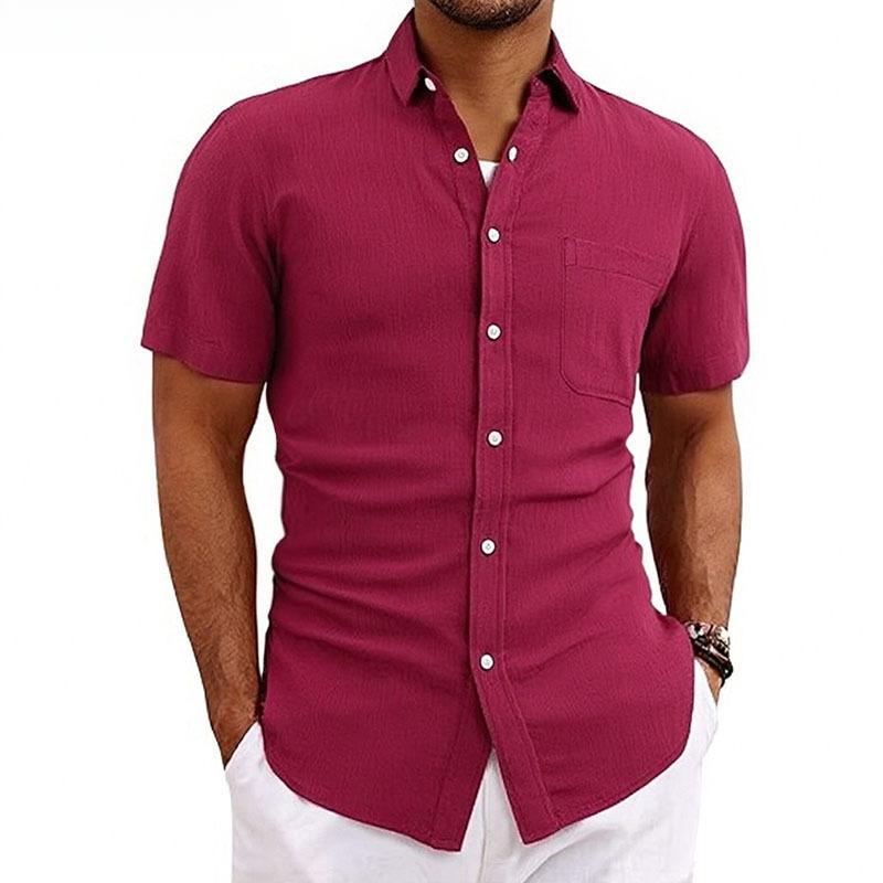 Men’s Plus Size Loose Fit Cotton Linen Short Sleeve Shirt 2XL/42
Men’s Plus Size Loose Fit Cotton Linen Short Sleeve Shirt 2XL/42
