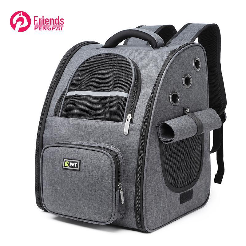 Breathable Outdoor Pet Backpack for Dogs and Cats темно-серого
Breathable Outdoor Pet Backpack for Dogs and Cats темно-серого