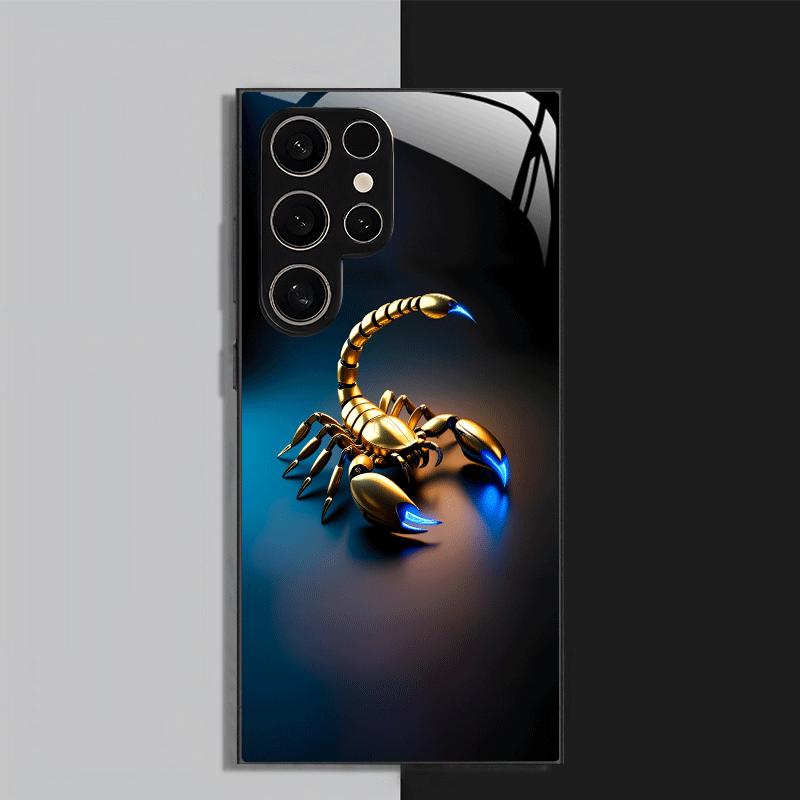 Golden Scorpion Black Base Tempered Glass Phone Case Suitable for Samsung Galaxy S26 S25 S24 S22 S21 S20 FE/Ultra/Plus Anti Drop Galaxy S23 FE
Golden Scorpion Black Base Tempered Glass Phone Case Suitable for Samsung Galaxy S26 S25 S24 S22 S21 S20 FE/Ultra/Plus Anti Drop Galaxy S23 FE