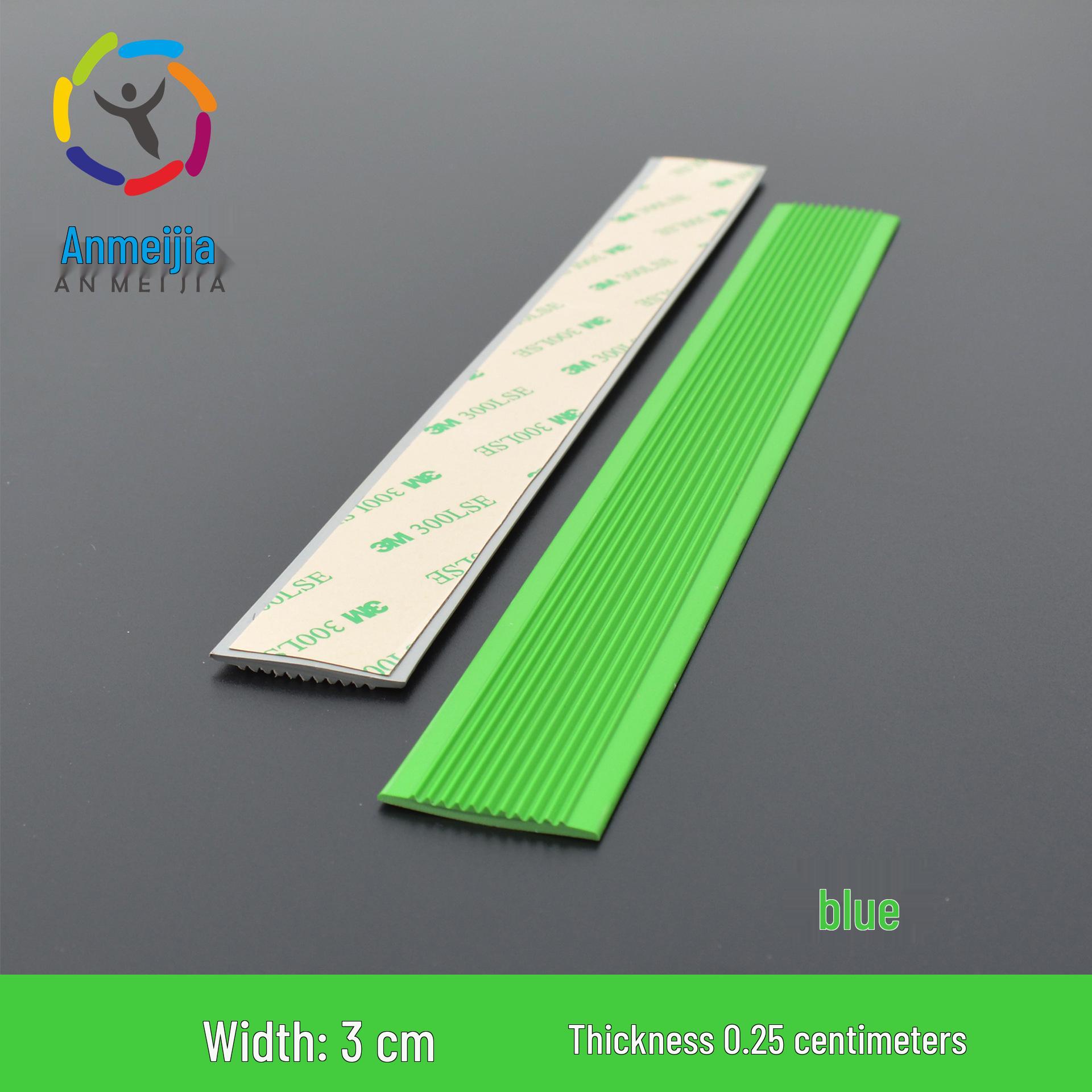 Anmeijia Self-Adhesive Anti-Slip PVC Stair Strips for Kindergartens 3cm Width-0.25cm Thick-Green
Anmeijia Self-Adhesive Anti-Slip PVC Stair Strips for Kindergartens 3cm Width-0.25cm Thick-Green