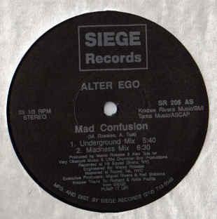 12-дюймовая пластинка ALTER EGO - Mad Confusion SR205 SIEGE 1991 США Танцевальная и Электронная Б/У
12-дюймовая пластинка ALTER EGO - Mad Confusion SR205 SIEGE 1991 США Танцевальная и Электронная Б/У