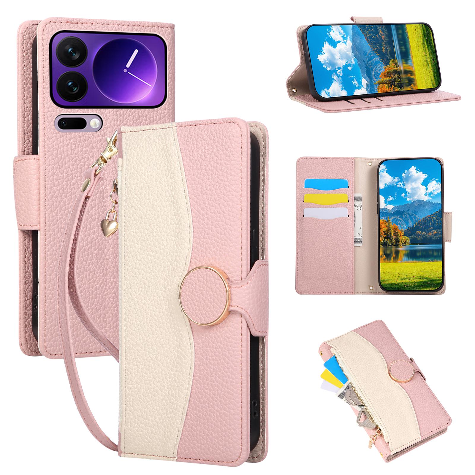 For Xiaomi 17 Pro Case Zipper Wallet Color Splicing TPU PU Leather Flip Phone Cover with Strap
For Xiaomi 17 Pro Case Zipper Wallet Color Splicing TPU PU Leather Flip Phone Cover with Strap