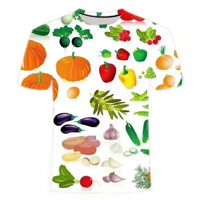 Літня креативна модна чоловіча футболка з 3D-принтом свіжих фруктів та овочів, з коротким рукавом, вільного крою, з круглим вирізом, особистісна, топи XXL
Літня креативна модна чоловіча футболка з 3D-принтом свіжих фруктів та овочів, з коротким рукавом, вільного крою, з круглим вирізом, особистісна, топи XXL