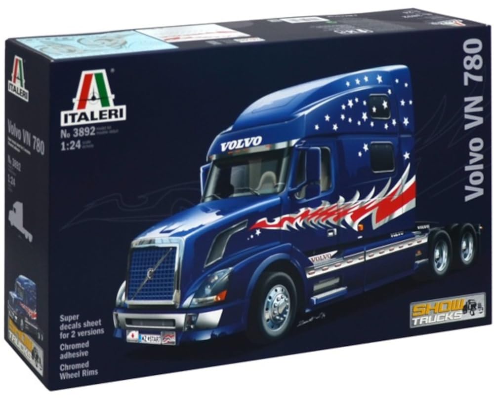 Platz Italeri Масштаб 1/24 Тягач Volvo VN 780 Пластиковая Модель-Набор IT3892
Platz Italeri Масштаб 1/24 Тягач Volvo VN 780 Пластиковая Модель-Набор IT3892