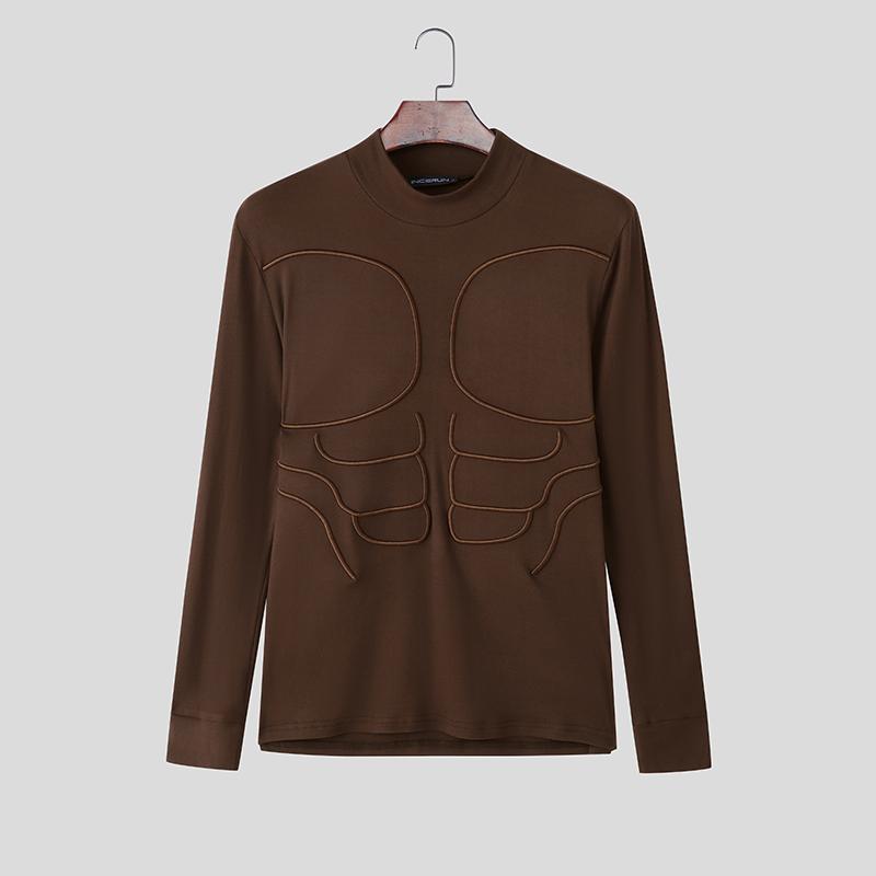 INCERUN Men Mockneck Long Sleeve Fitted Casual Undershirts Tops T-shirts XL коричневий
INCERUN Men Mockneck Long Sleeve Fitted Casual Undershirts Tops T-shirts XL коричневий