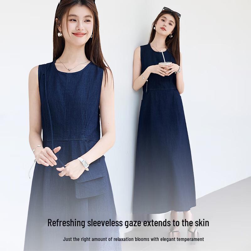 VICTORIA&VERA Women s Summer Faux Denim Sleeveless Midi Dress & Bag Set XL
VICTORIA&VERA Women s Summer Faux Denim Sleeveless Midi Dress & Bag Set XL