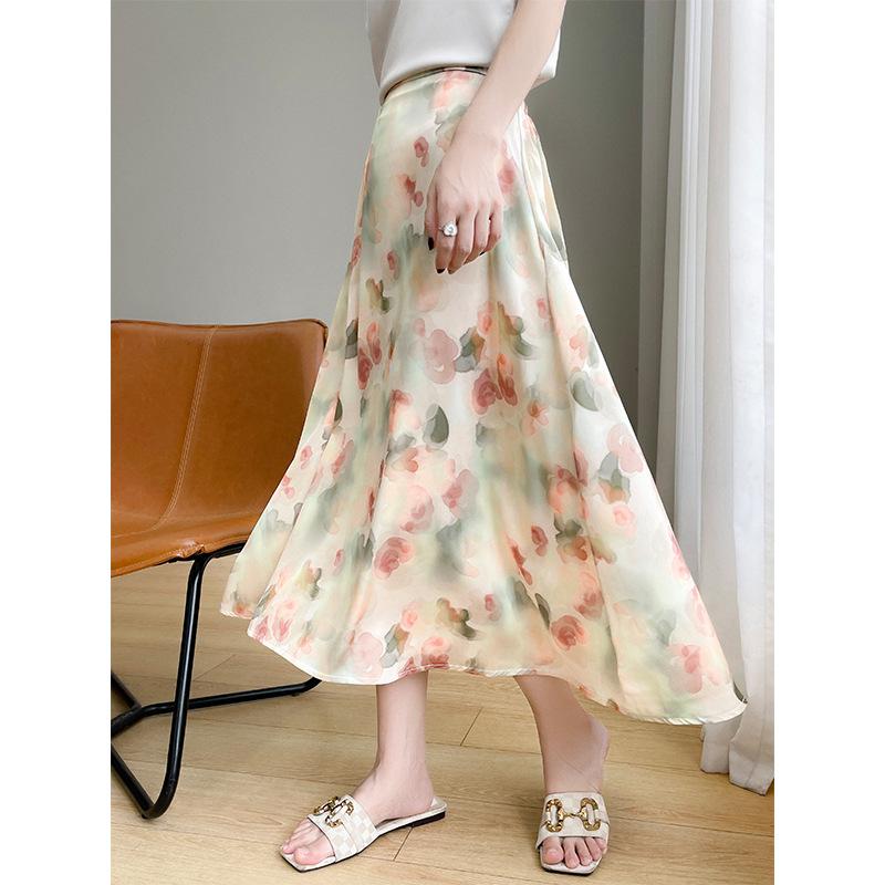 Юбка из ацетатного сатина для женщин Летом Новая Темпераментная Принтованная Юбка Миди с Заниженной Высокой Талией Французская А-силуэта 2XL
Юбка из ацетатного сатина для женщин Летом Новая Темпераментная Принтованная Юбка Миди с Заниженной Высокой Талией Французская А-силуэта 2XL