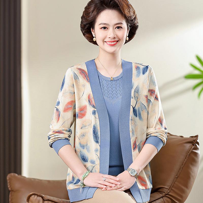 2026 Spring Knit Cardigan Set for Moms - Stylish Two-Piece for Middle-Aged Women 4XL (recommended 67.5-75 kg) синій
2026 Spring Knit Cardigan Set for Moms - Stylish Two-Piece for Middle-Aged Women 4XL (recommended 67.5-75 kg) синій