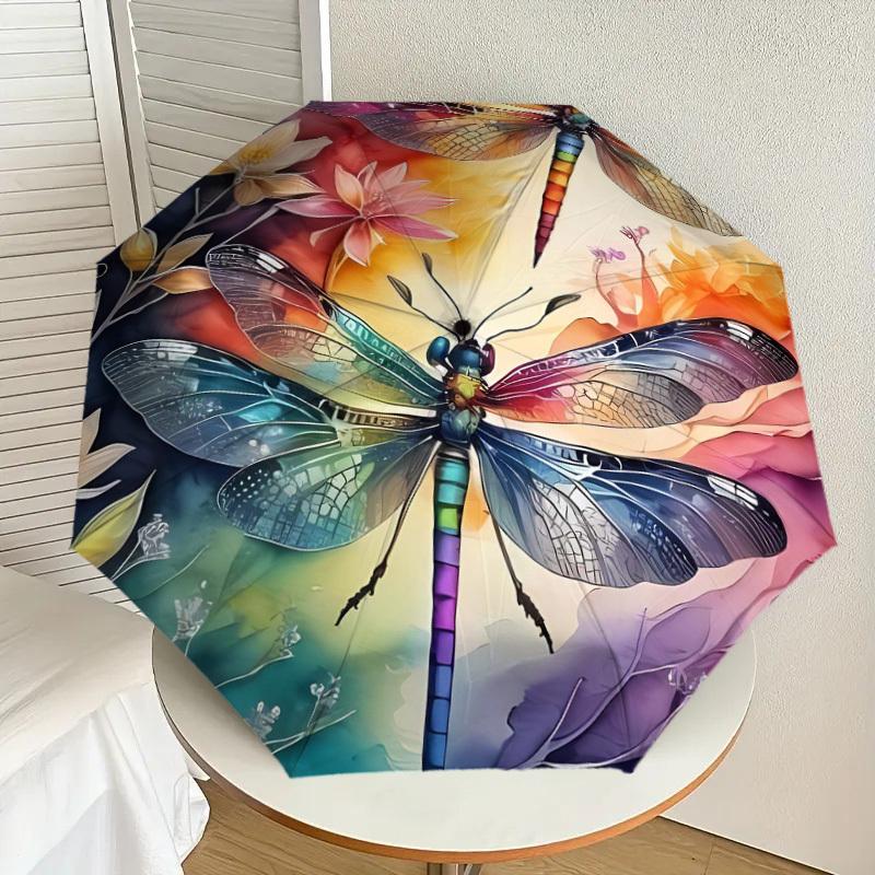 1pc Dragonfly Garden Art Umbrella with Plastic Handle,Suitable for All Seasons Home Travel Outdoor UmbrellaDD353
1pc Dragonfly Garden Art Umbrella with Plastic Handle,Suitable for All Seasons Home Travel Outdoor UmbrellaDD353