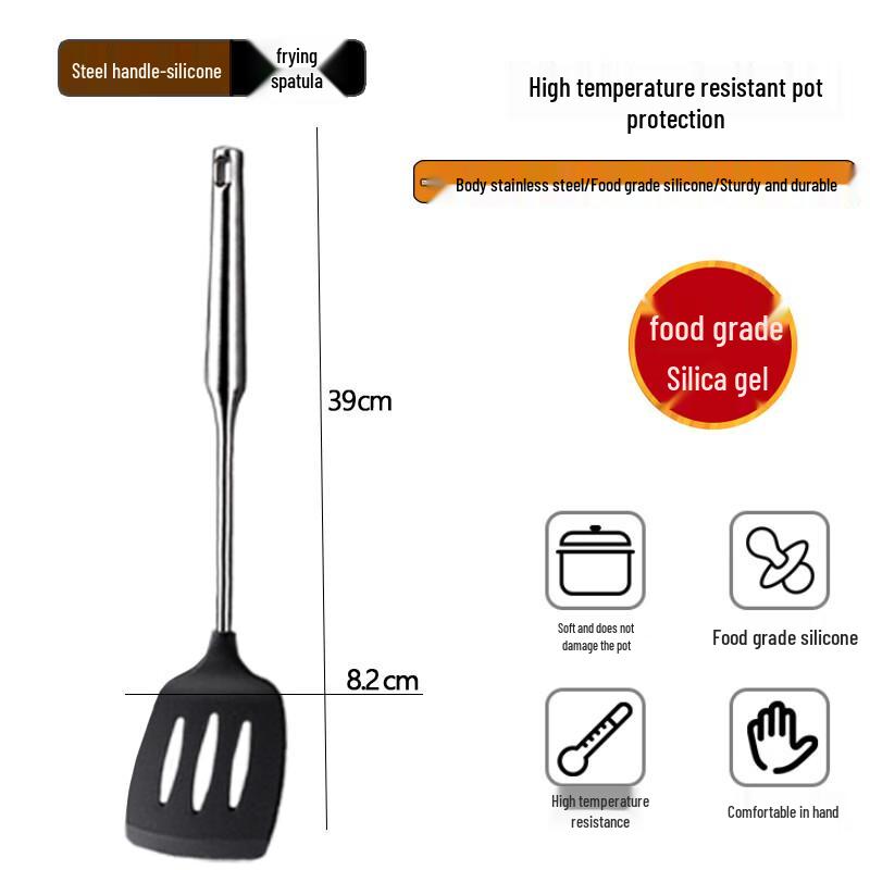 Heat-Resistant Food-Grade Silicone Spatula
Heat-Resistant Food-Grade Silicone Spatula
