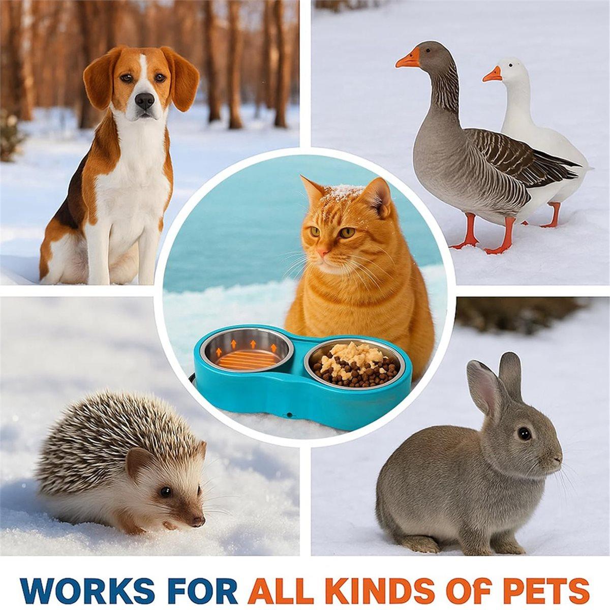 Heated Water Bowl for Dog Cat, Outdoor Warming Dog Bowl with Chew Beware Power Cord, Waterproof Heat Pet Bowl US Plug China Mainland
Heated Water Bowl for Dog Cat, Outdoor Warming Dog Bowl with Chew Beware Power Cord, Waterproof Heat Pet Bowl US Plug China Mainland