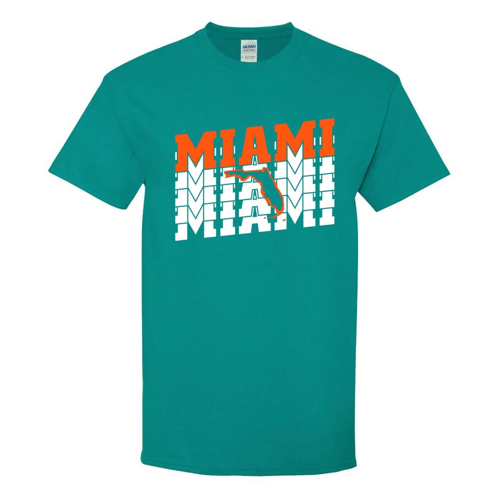 Miami Retro Repeat - Sports Team City Pride Tailgating T Shirt - Antique Jade S
Miami Retro Repeat - Sports Team City Pride Tailgating T Shirt - Antique Jade S