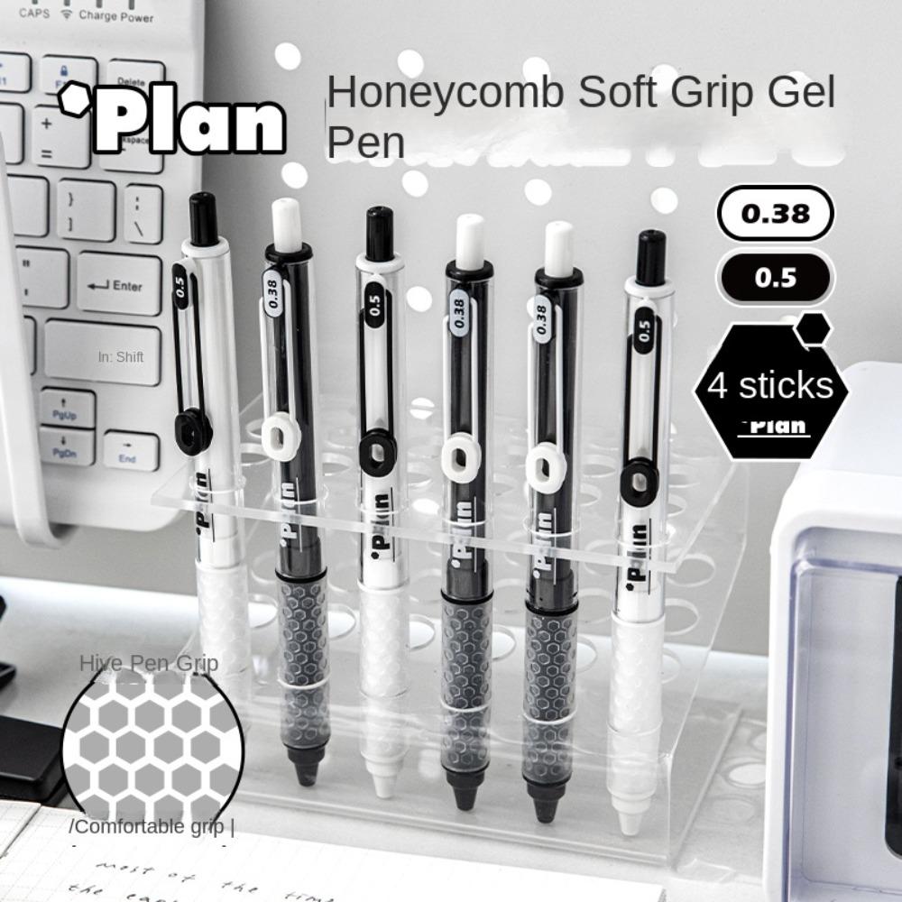 4pcs/set Large Capacity Soft Grip Press Gel Pen Quick Drying Ballpoint Pen Office School Supply червоний
4pcs/set Large Capacity Soft Grip Press Gel Pen Quick Drying Ballpoint Pen Office School Supply червоний