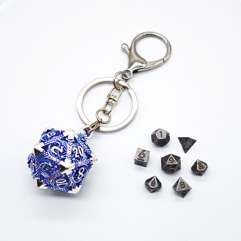Mini Flying Dragon Metal Dice Keychain Set - 6MM TRPG Tabletop RPG Dice Pendant
Mini Flying Dragon Metal Dice Keychain Set - 6MM TRPG Tabletop RPG Dice Pendant