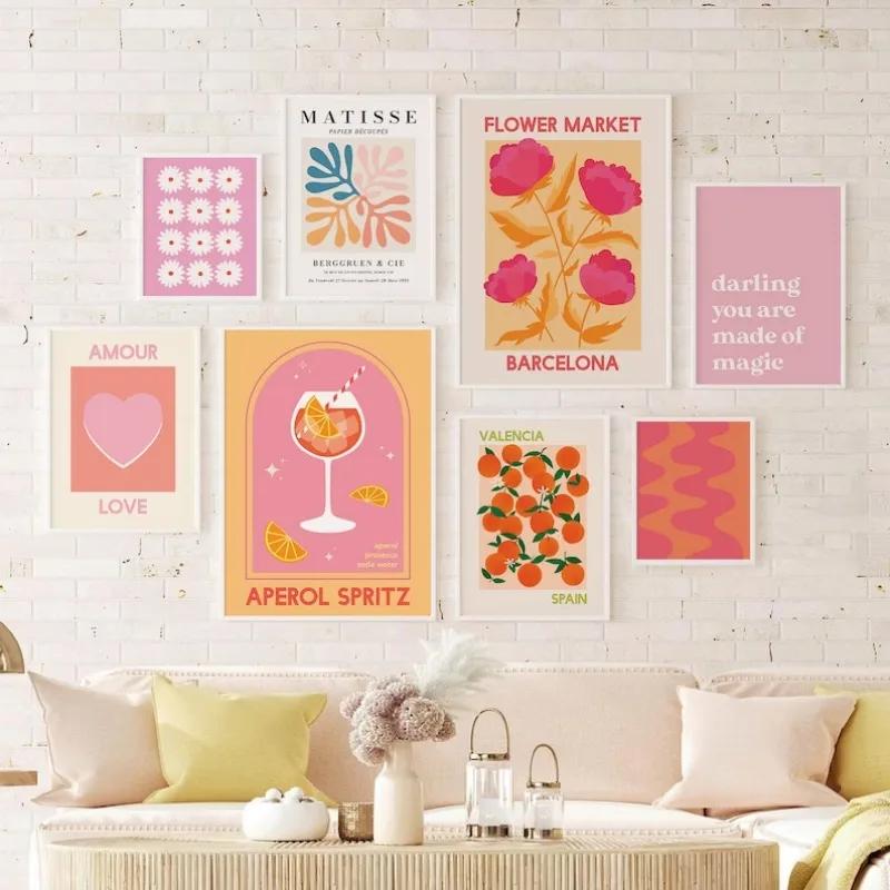 Matisse Juice Fruit Pink Orange Poster Cute Bohemian Art Heart Wall Art Flower Market Fashion Gallery Wall Bedroom Decoration 21cm×30cm NoFrame
Matisse Juice Fruit Pink Orange Poster Cute Bohemian Art Heart Wall Art Flower Market Fashion Gallery Wall Bedroom Decoration 21cm×30cm NoFrame