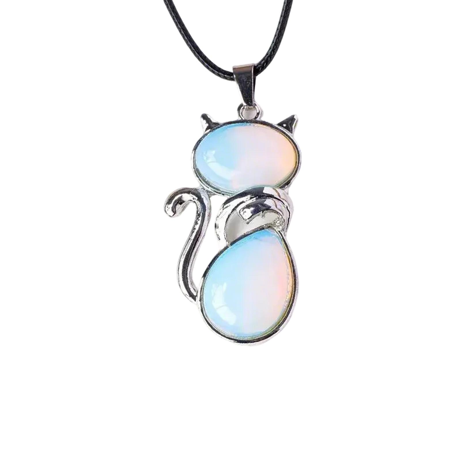 Ожерелье с подвеской в виде кошки из натурального кристалла. Изящное ожерелье с подвеской в виде кошки из кристалла с духовной символикой для модниц. 2
Ожерелье с подвеской в виде кошки из натурального кристалла. Изящное ожерелье с подвеской в виде кошки из кристалла с духовной символикой для модниц. 2