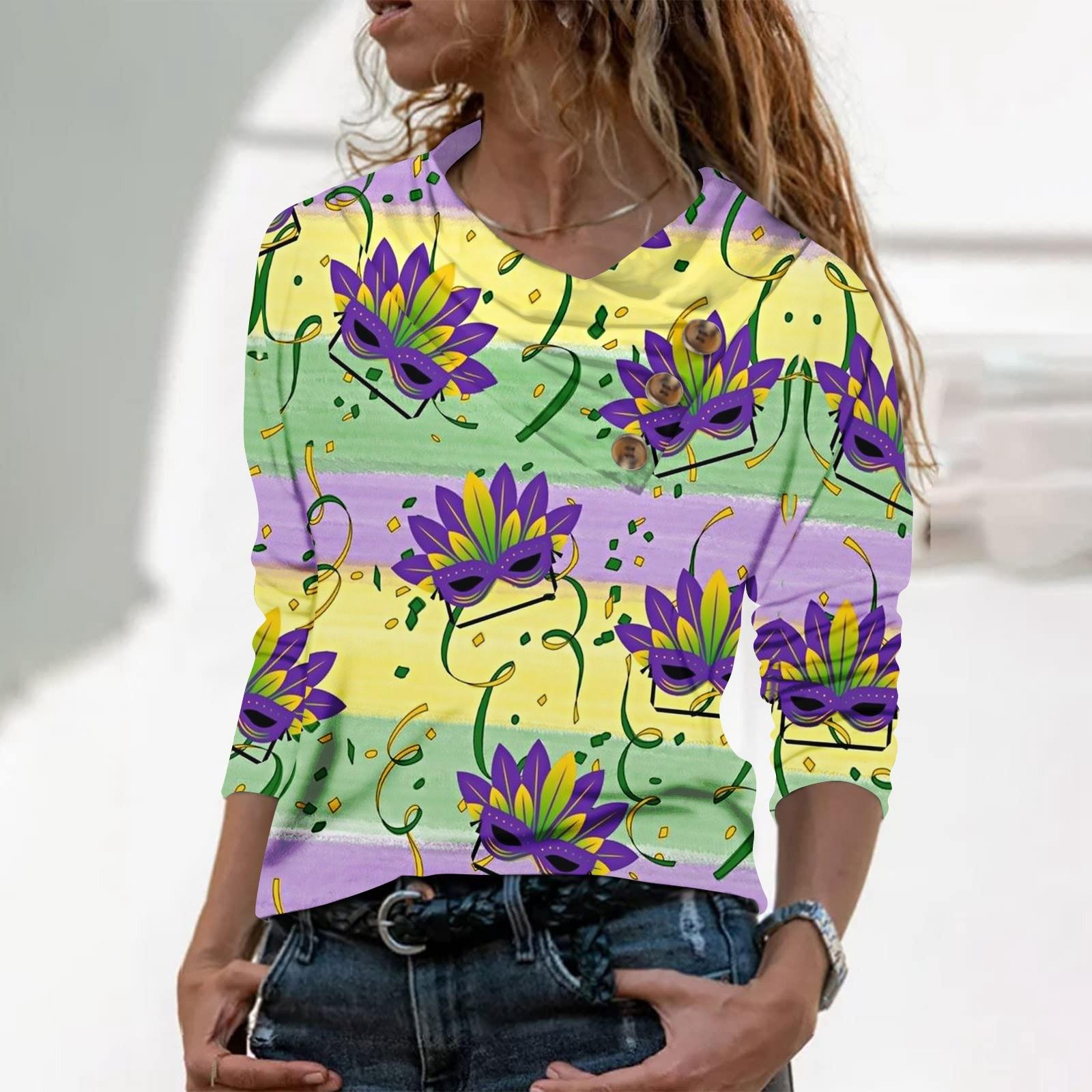 Женская повседневная рубашка с длинными рукавами и V-образным вырезом на пуговицах с модной футболкой с принтом XL жёлтый
Женская повседневная рубашка с длинными рукавами и V-образным вырезом на пуговицах с модной футболкой с принтом XL жёлтый