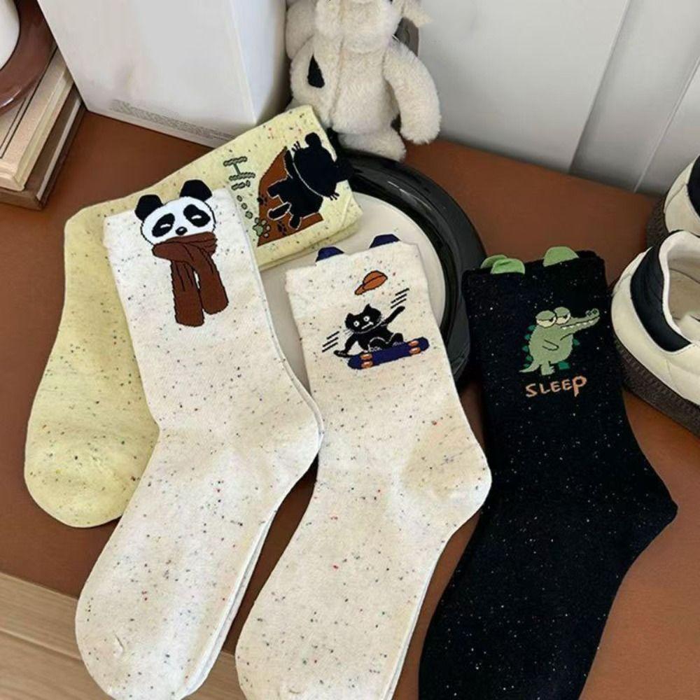 4Pairs Dot Soft Tube Socks Panda Socks Women Breathable Cartoon Dog Short Socks Female 4 Pairs
4Pairs Dot Soft Tube Socks Panda Socks Women Breathable Cartoon Dog Short Socks Female 4 Pairs
