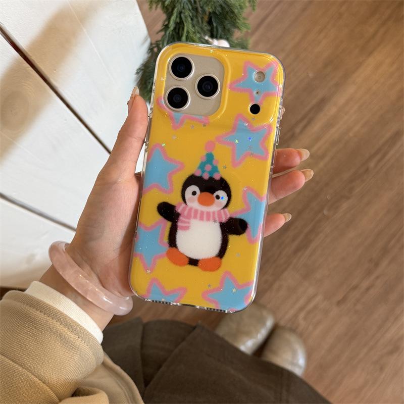 Sequined Blue Star Penguin Hat Phone Case for iPhone 17 Pro Max/16/15/14 - New Style for Women iPhone 15
Sequined Blue Star Penguin Hat Phone Case for iPhone 17 Pro Max/16/15/14 - New Style for Women iPhone 15