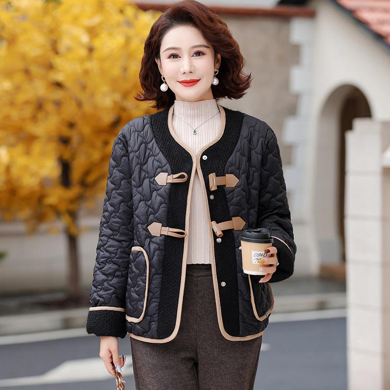 2025 Fashionable Winter Cotton Jacket for Middle-Aged & Elderly Women - Slimming, Thickened Coat 3XL (recommended 120-135 jin) чорний
2025 Fashionable Winter Cotton Jacket for Middle-Aged & Elderly Women - Slimming, Thickened Coat 3XL (recommended 120-135 jin) чорний