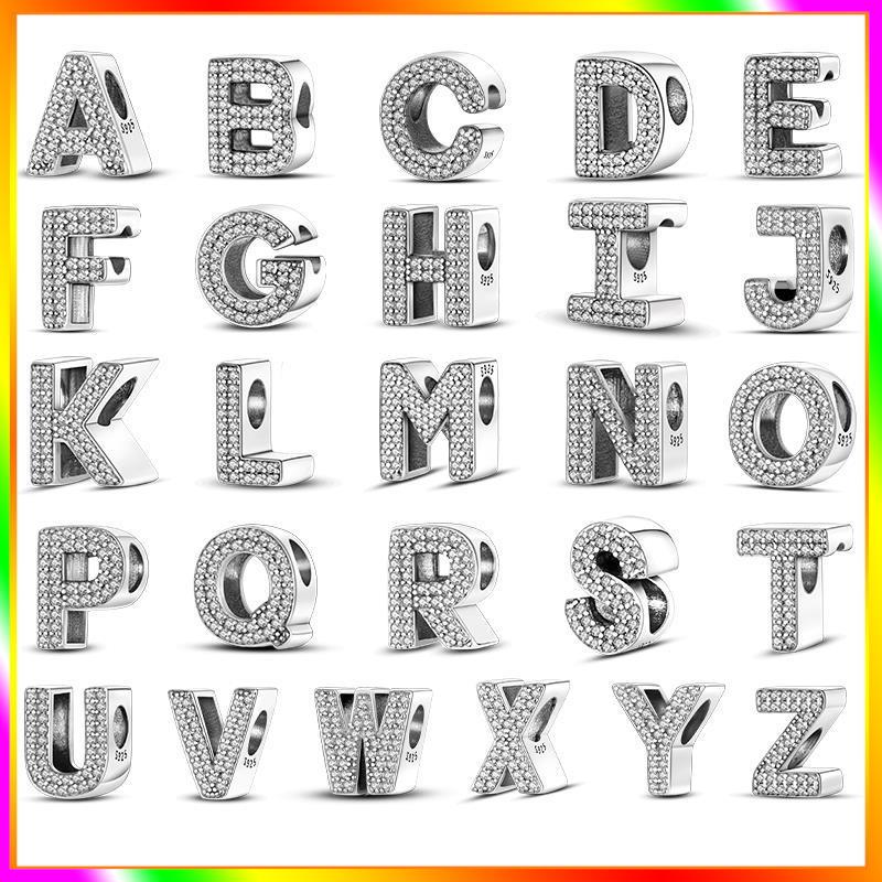 Fit Original Charms Bracelet Bangle CZ Zircon Bead Jewelry 26 A-Z Alphabet Beads 925 Sterling Silver LOVE Letter Charm
Fit Original Charms Bracelet Bangle CZ Zircon Bead Jewelry 26 A-Z Alphabet Beads 925 Sterling Silver LOVE Letter Charm