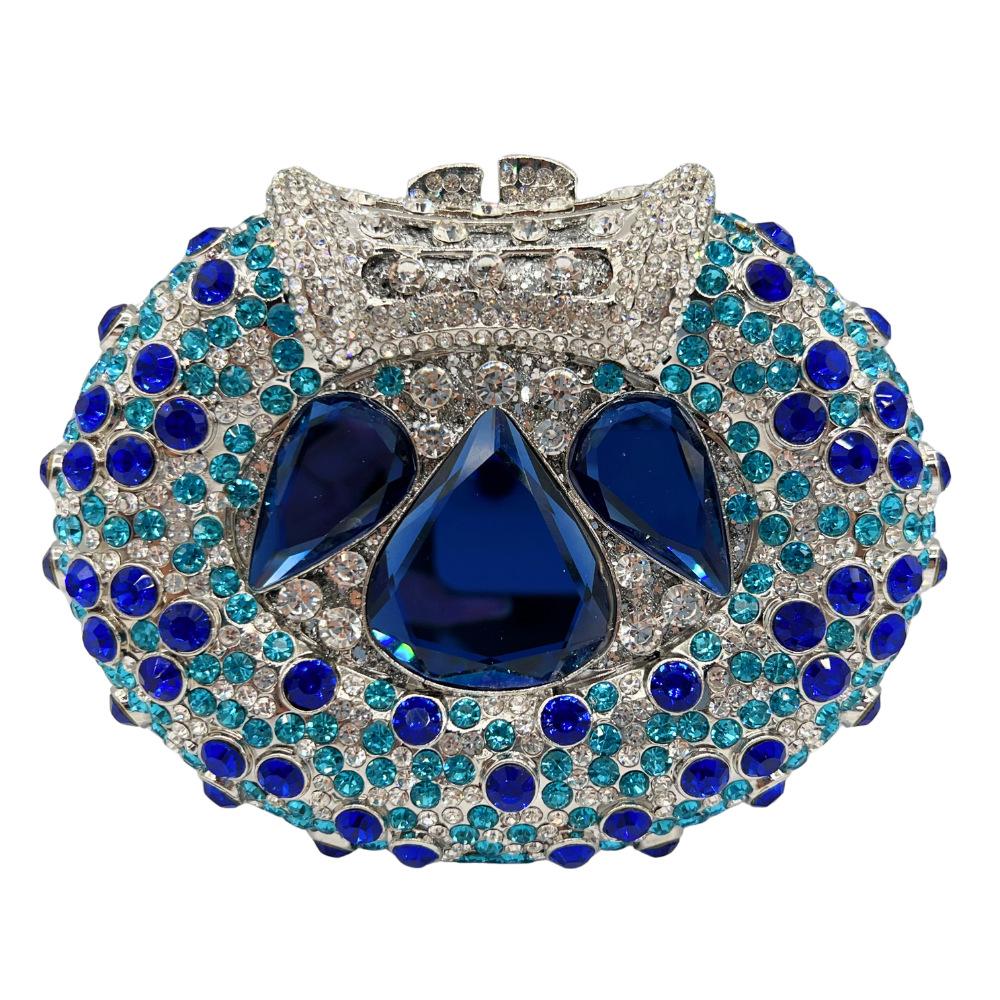 Oval Big Stone Women Evening Bag Wedding Crystal Purses Luxury Large Rhinestone Clutch Diamond Purse Party Clutches Bridal Bags 16.3cmX12.5cmX6cm
Oval Big Stone Women Evening Bag Wedding Crystal Purses Luxury Large Rhinestone Clutch Diamond Purse Party Clutches Bridal Bags 16.3cmX12.5cmX6cm