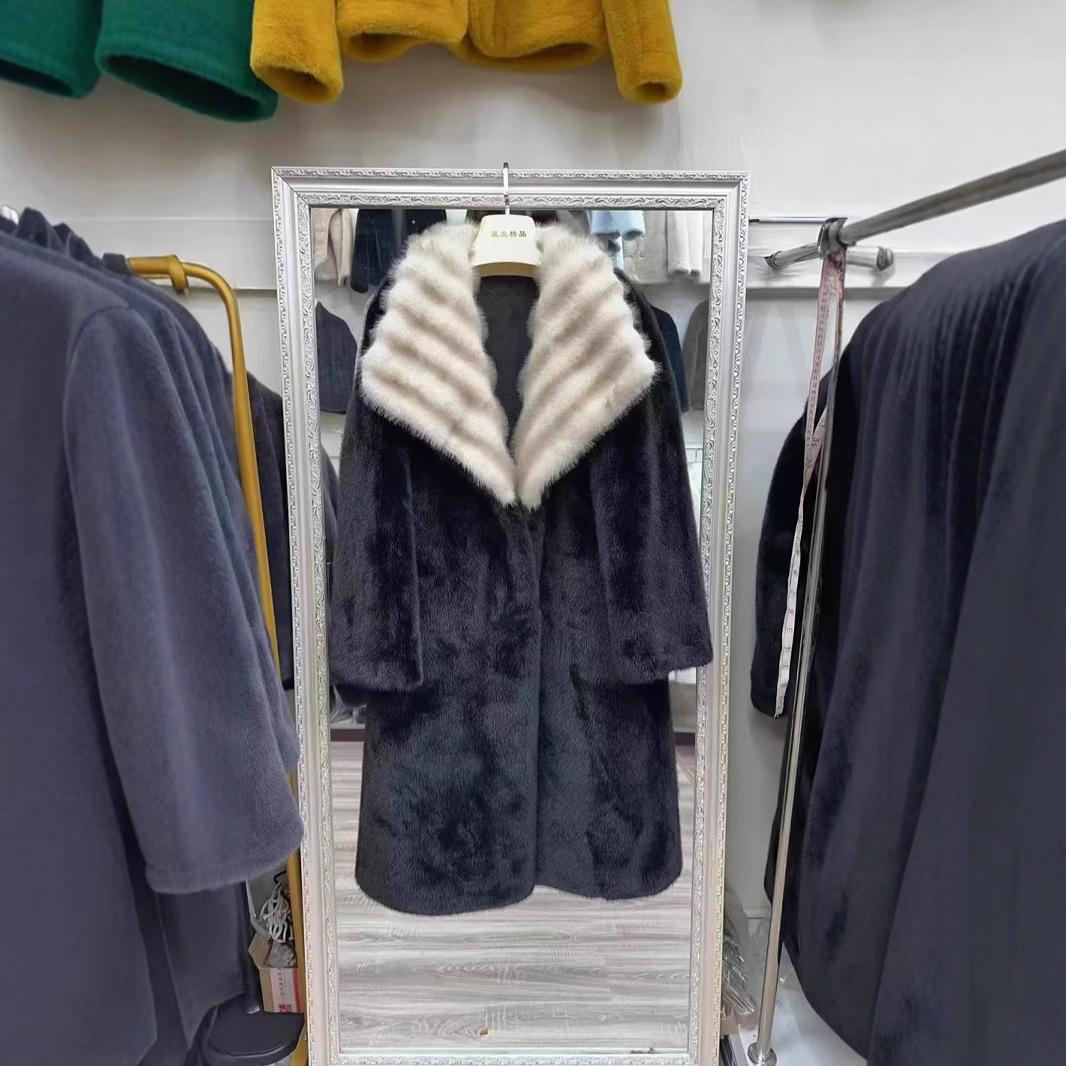 Новая норковая шуба 2025 года Длинная норковая шуба для женщин Size:One size fits all чёрный
Новая норковая шуба 2025 года Длинная норковая шуба для женщин Size:One size fits all чёрный