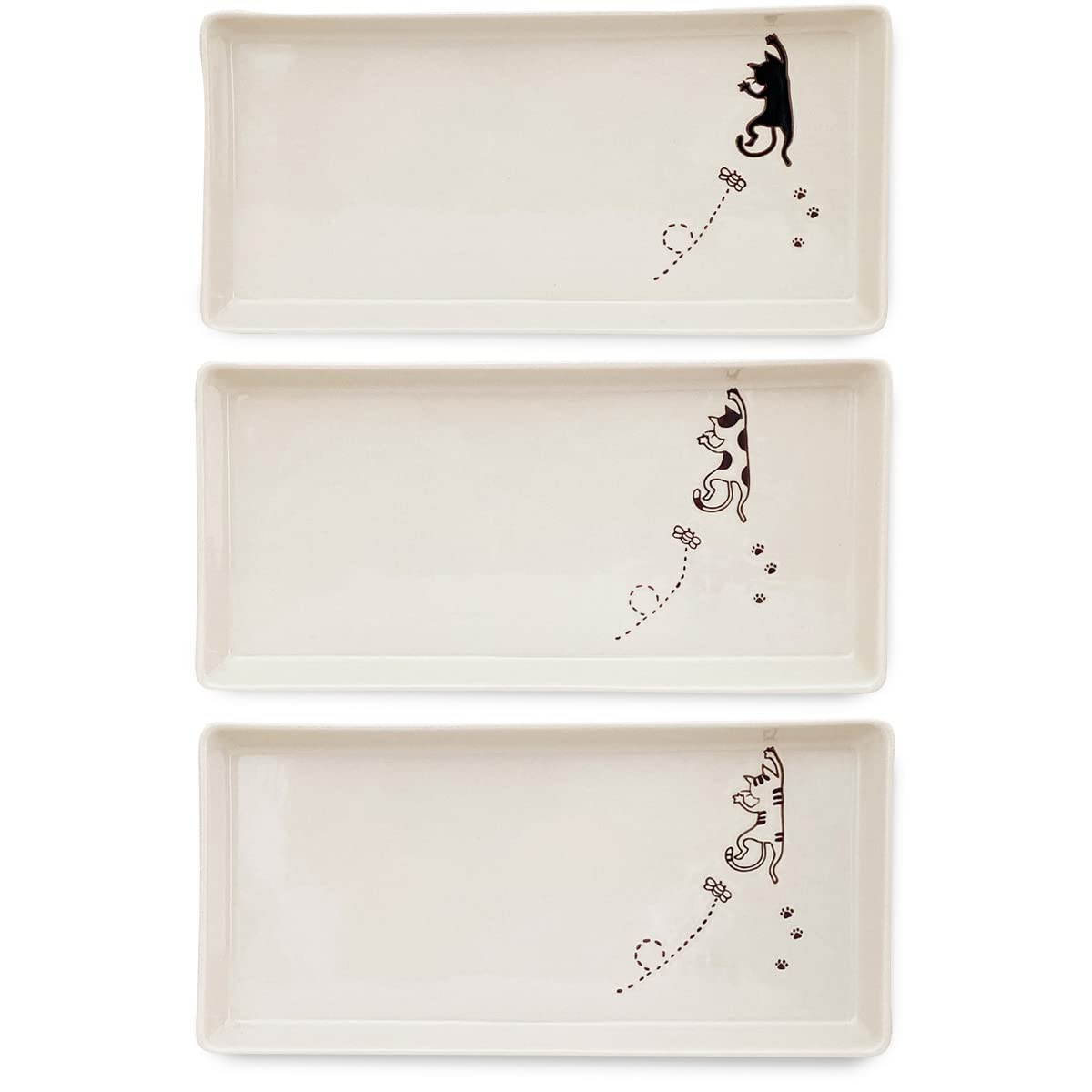 Набор кошек из 3 штук Хасами Сделано в Японии J-Kitchens Sho~ Тарелки, Прямоугольные, (Майк, Тигр, Черный), Посуда,
Набор кошек из 3 штук Хасами Сделано в Японии J-Kitchens Sho~ Тарелки, Прямоугольные, (Майк, Тигр, Черный), Посуда,