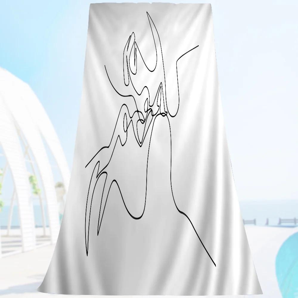 Geometric Simplified Line Microfiber Printed Beach Towel Mountain Climbing Yoga Beach Swimming Running Absorbent Soft Towel W30*H60(CM)
Geometric Simplified Line Microfiber Printed Beach Towel Mountain Climbing Yoga Beach Swimming Running Absorbent Soft Towel W30*H60(CM)